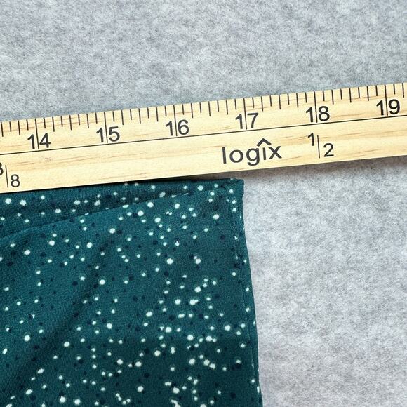 LulaRoe Polka Dot A-Line Maxi Skirt WMN XL Green White Black Pull On Lightweight - Picture 7 of 8